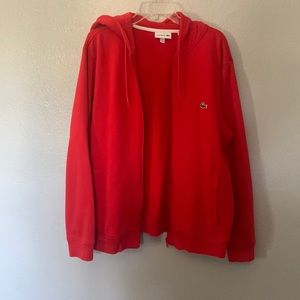 Lacoste zip up hoodie